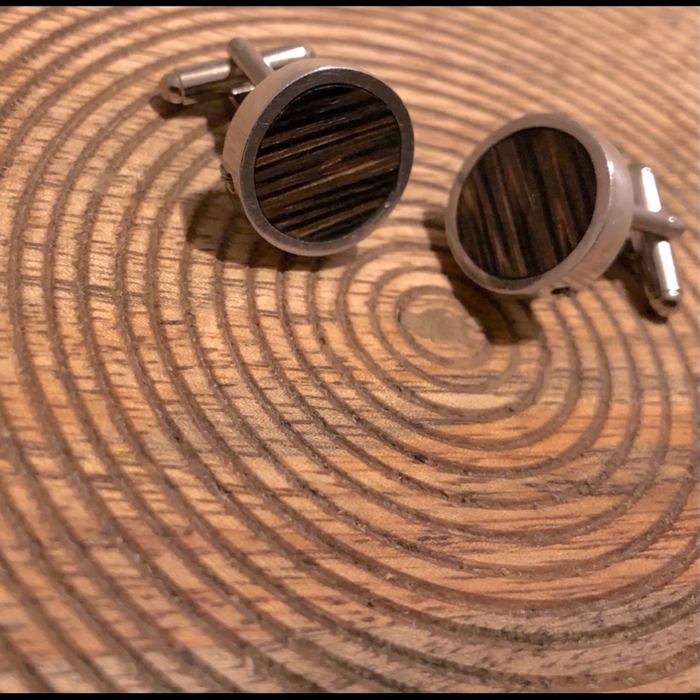 Handcrafted ‘Zebrawood’ cufflinks